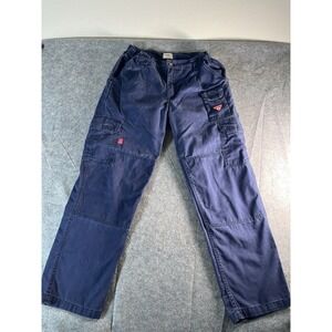 TICOMELA FR Pants for Men Flame Resistant Cargo 34W x 30L, Navy